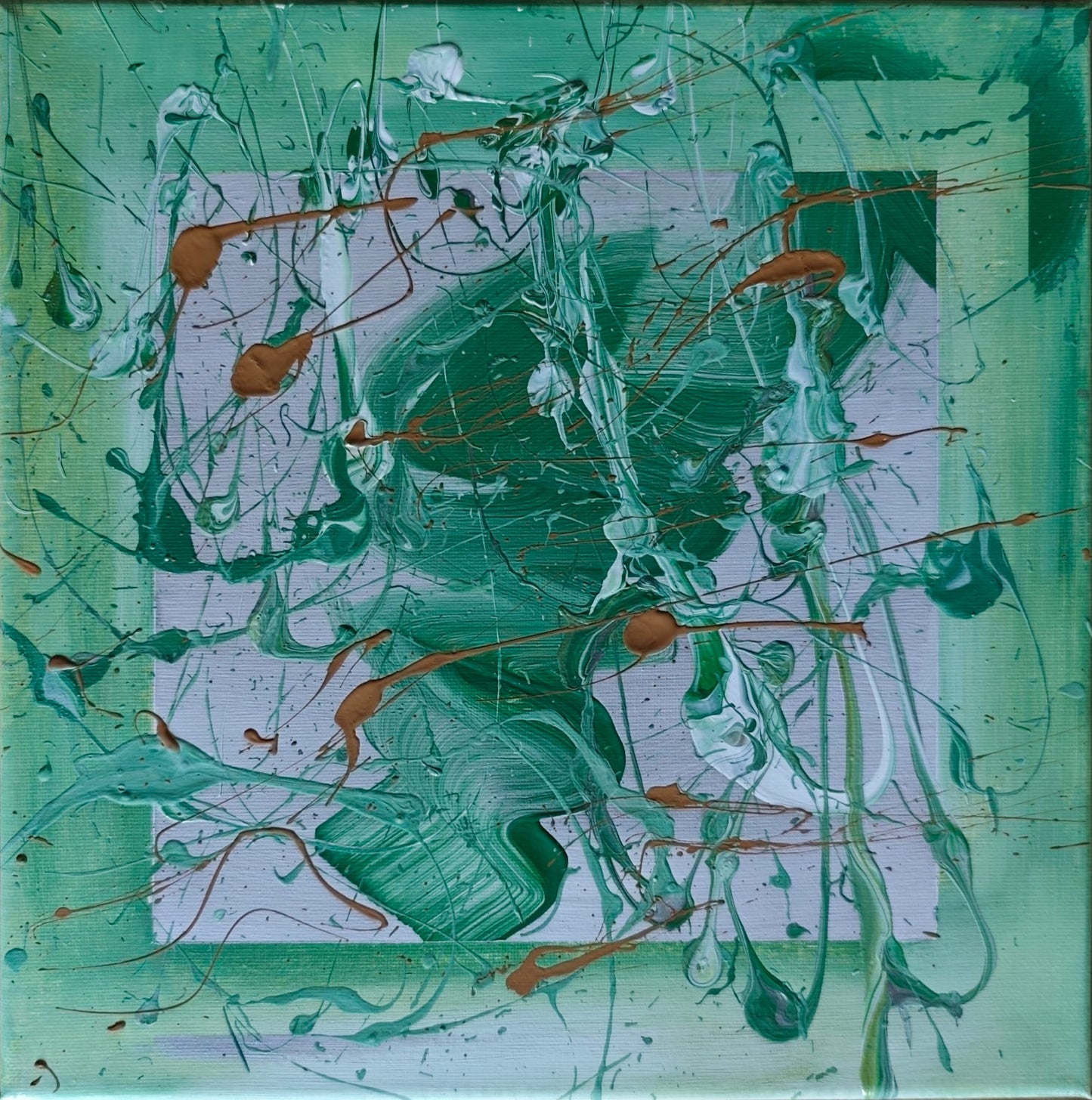 Green Rhythm – 30×30 cm (2-teilig)