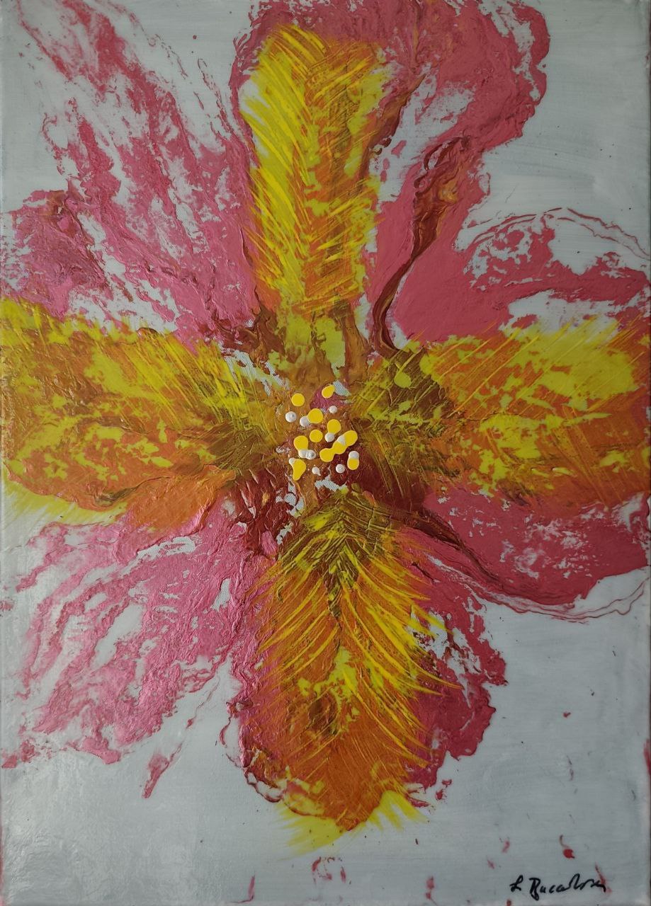Floral Flame – 50×70 cm