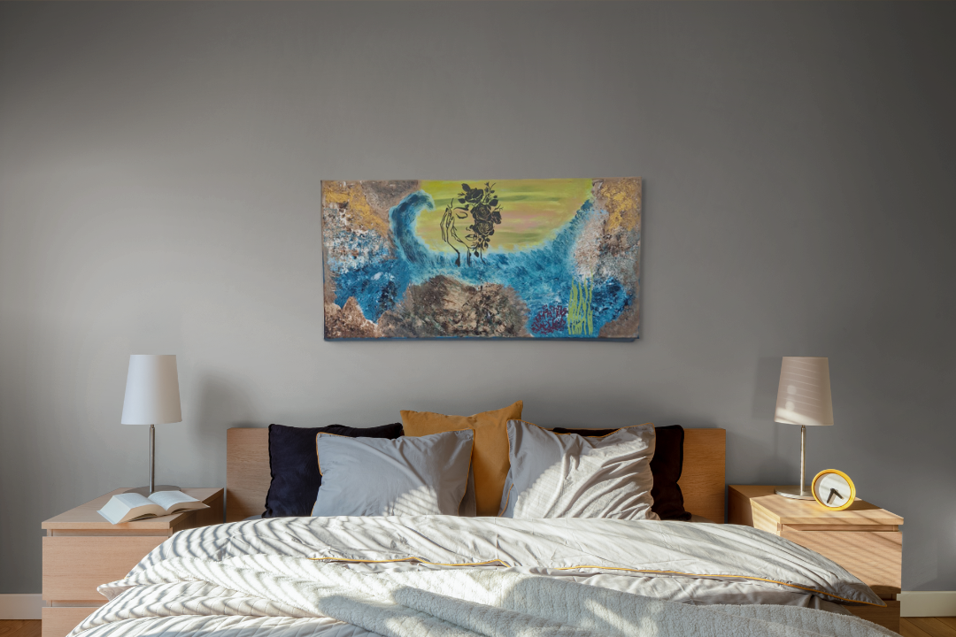 Wellen der Seele – 100×50 cm