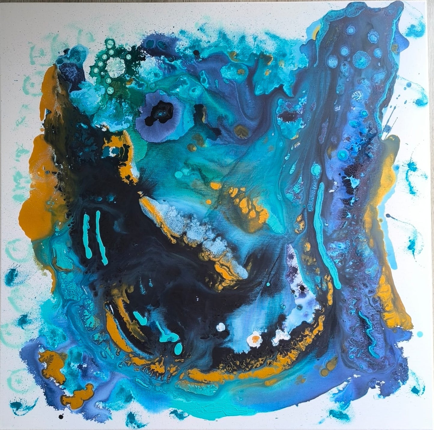 Deep Current - 80x80 cm