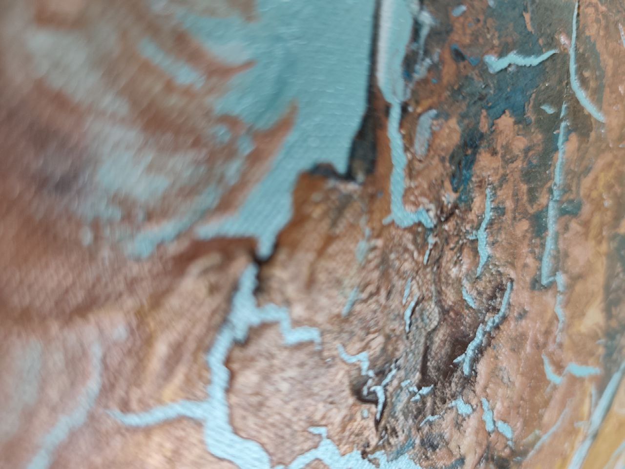 Feuer trifft Eis – 100×70 cm