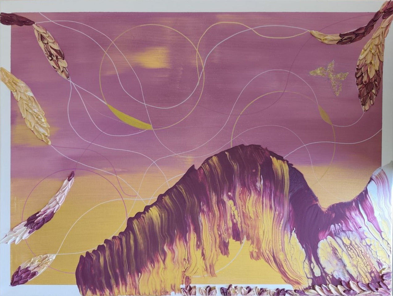 Wings of Solace – 80x60 cm