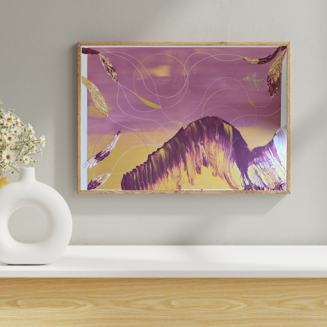 Wings of Solace – 80x60 cm