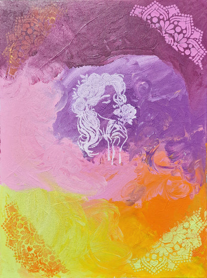 Feminine Träumerei – 60×80 cm