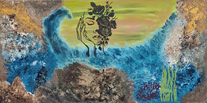 Wellen der Seele – 100×50 cm