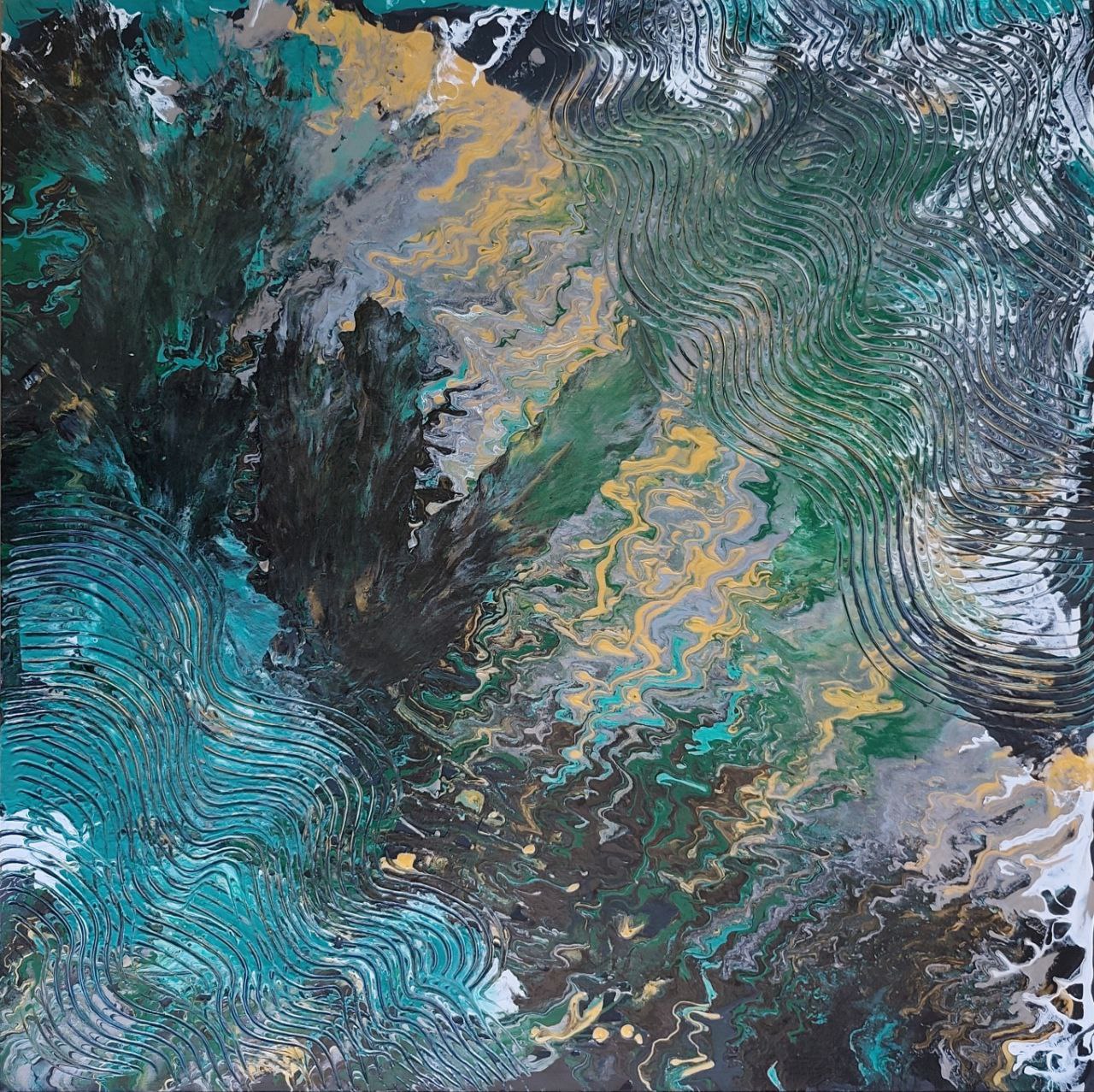 Nature’s Pulse – 80×80 cm