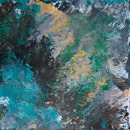 Nature’s Pulse – 80×80 cm