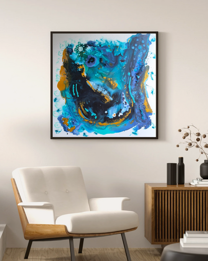 Deep Current - 80x80 cm
