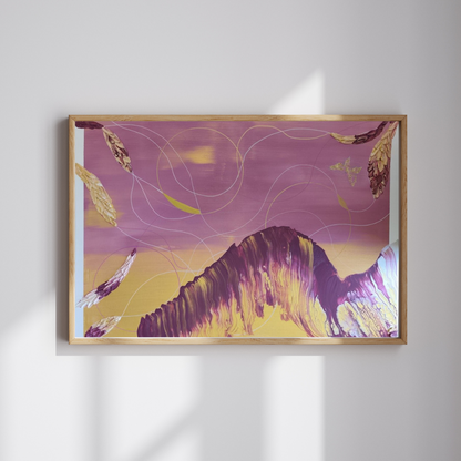 Wings of Solace – 80x60 cm