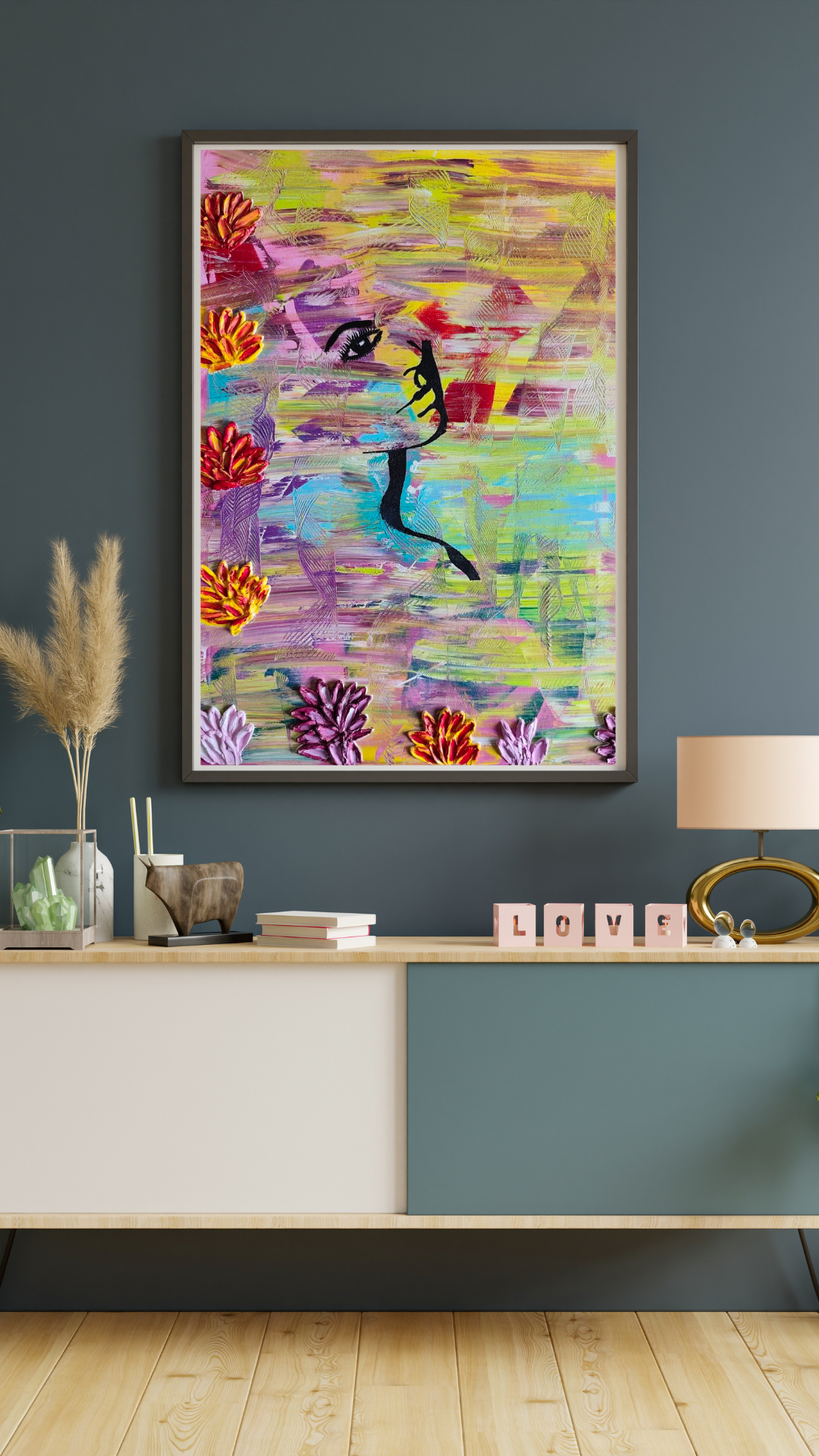 Blütenblick – 60×70 cm