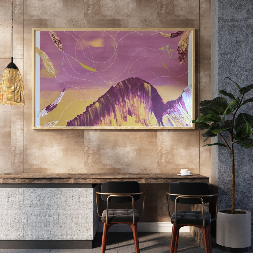 Wings of Solace – 80x60 cm