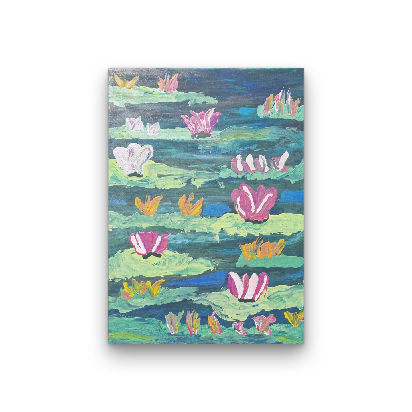 Wasserballett in Farbe – 60×80 cm