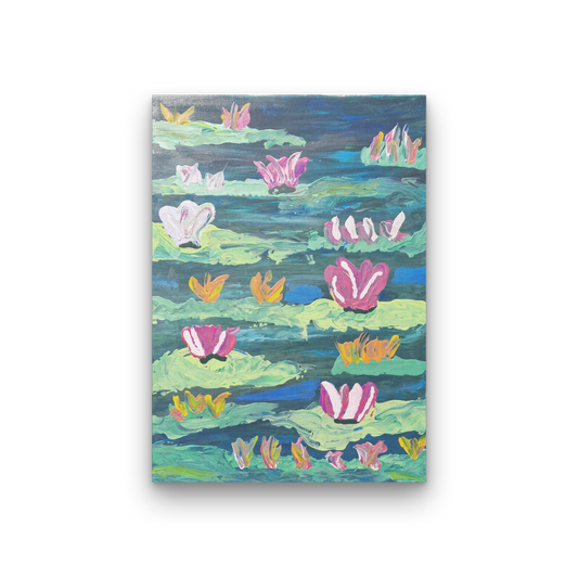 Wasserballett in Farbe – 60×80 cm