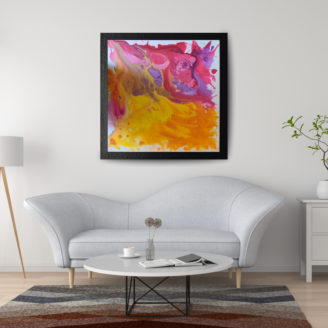 Color Bloom - 80x80 cm