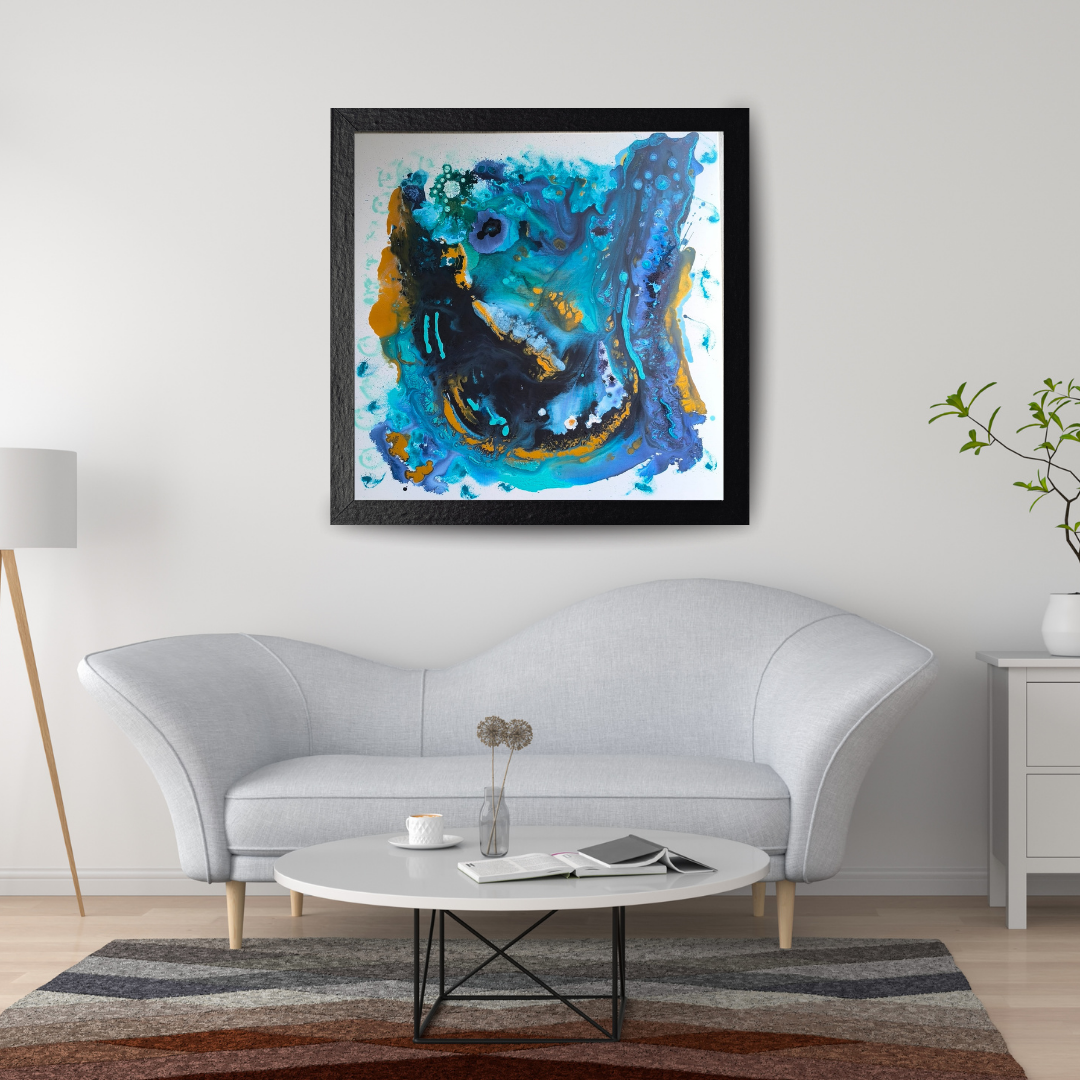 Deep Current - 80x80 cm