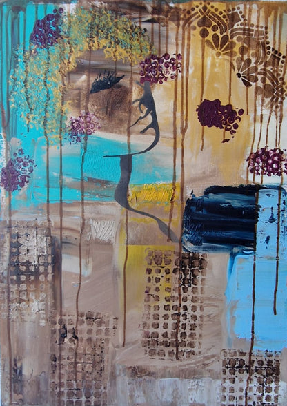 Fließende Gedanken – 50×70 cm