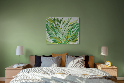 Lebensgrün – 100×80 cm