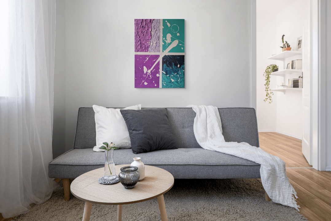 Vier Elemente – 50×70 cm