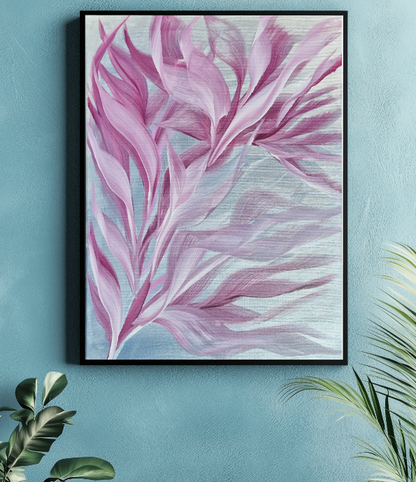 Rosé Drift – 50×70 cm