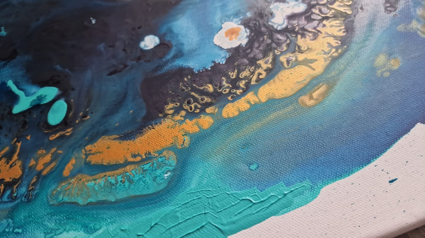 Deep Current - 80x80 cm