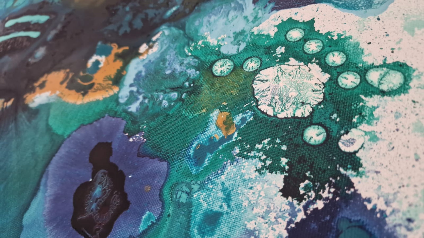 Deep Current - 80x80 cm