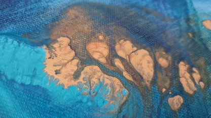 Deep Current - 80x80 cm
