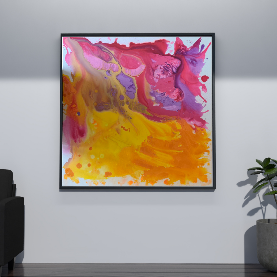 Color Bloom - 80x80 cm