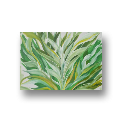 Lebensgrün – 100×80 cm