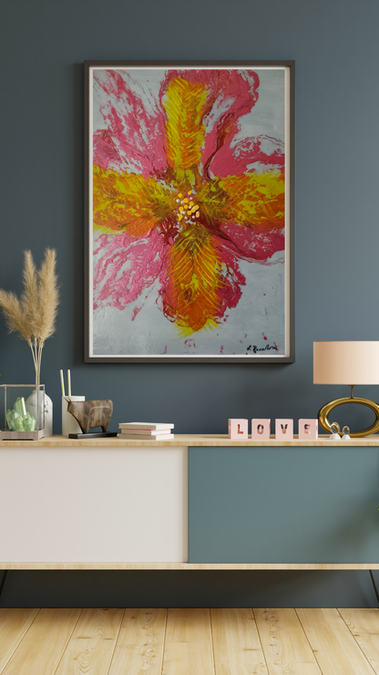 Floral Flame – 50×70 cm