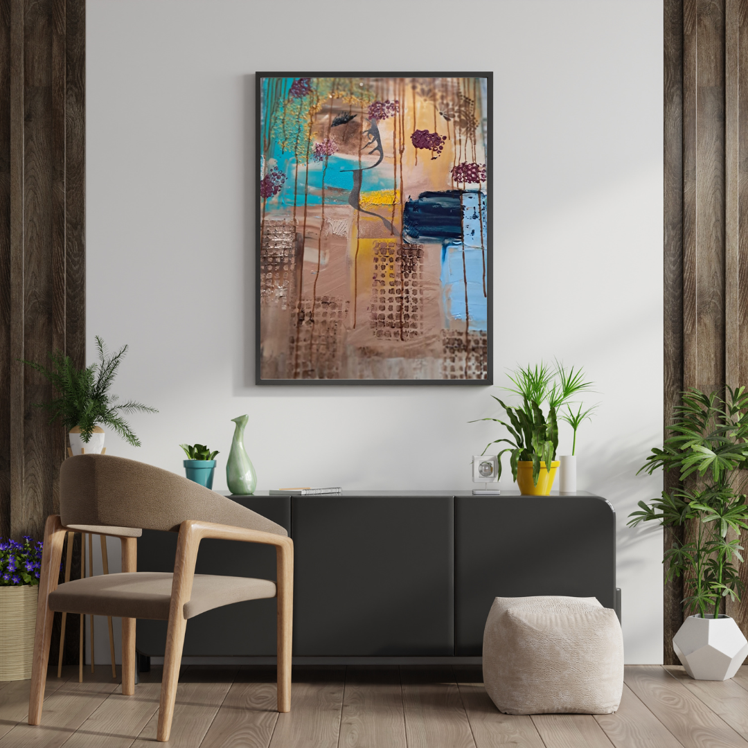 Fließende Gedanken – 50×70 cm