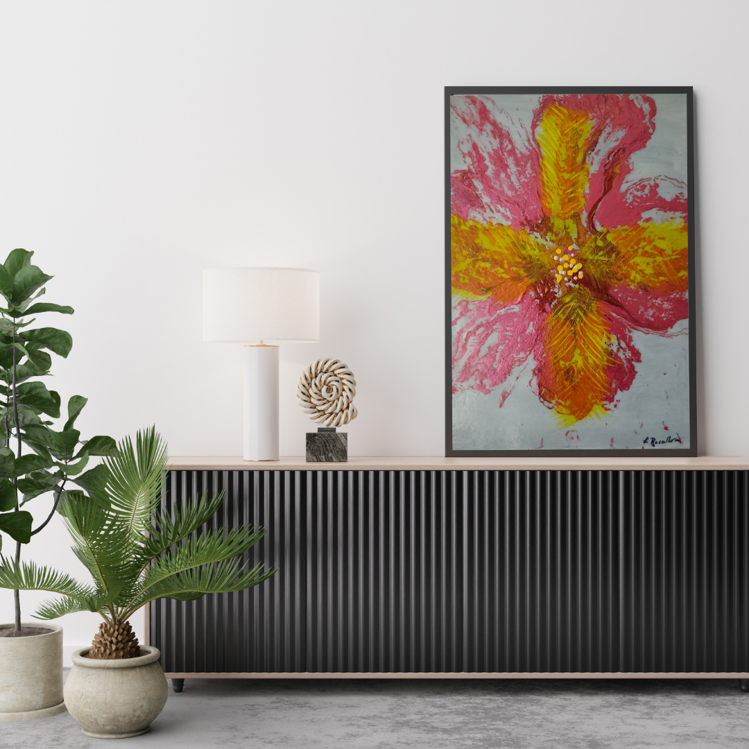 Floral Flame – 50×70 cm