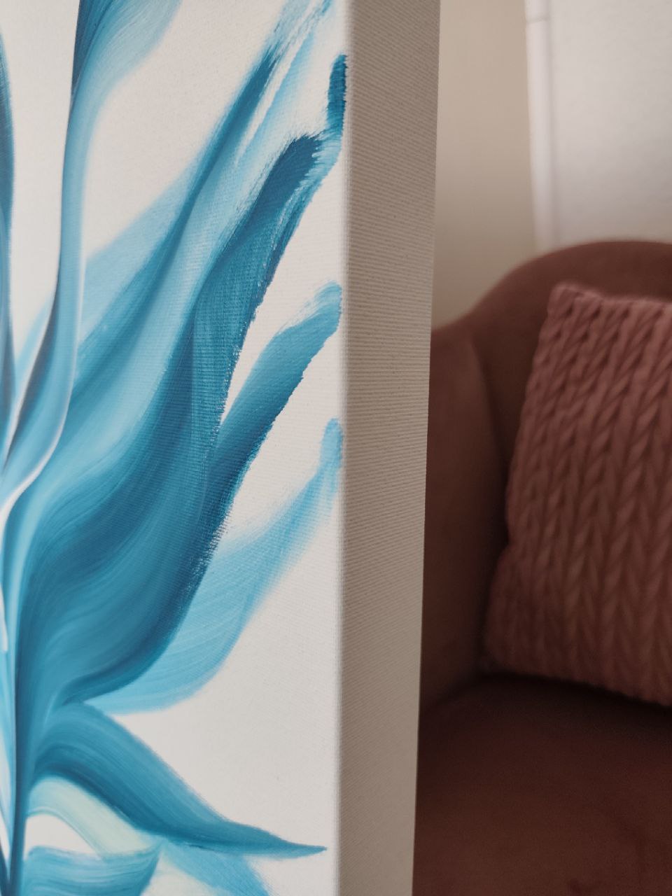 Florale Welle – 50×100 cm