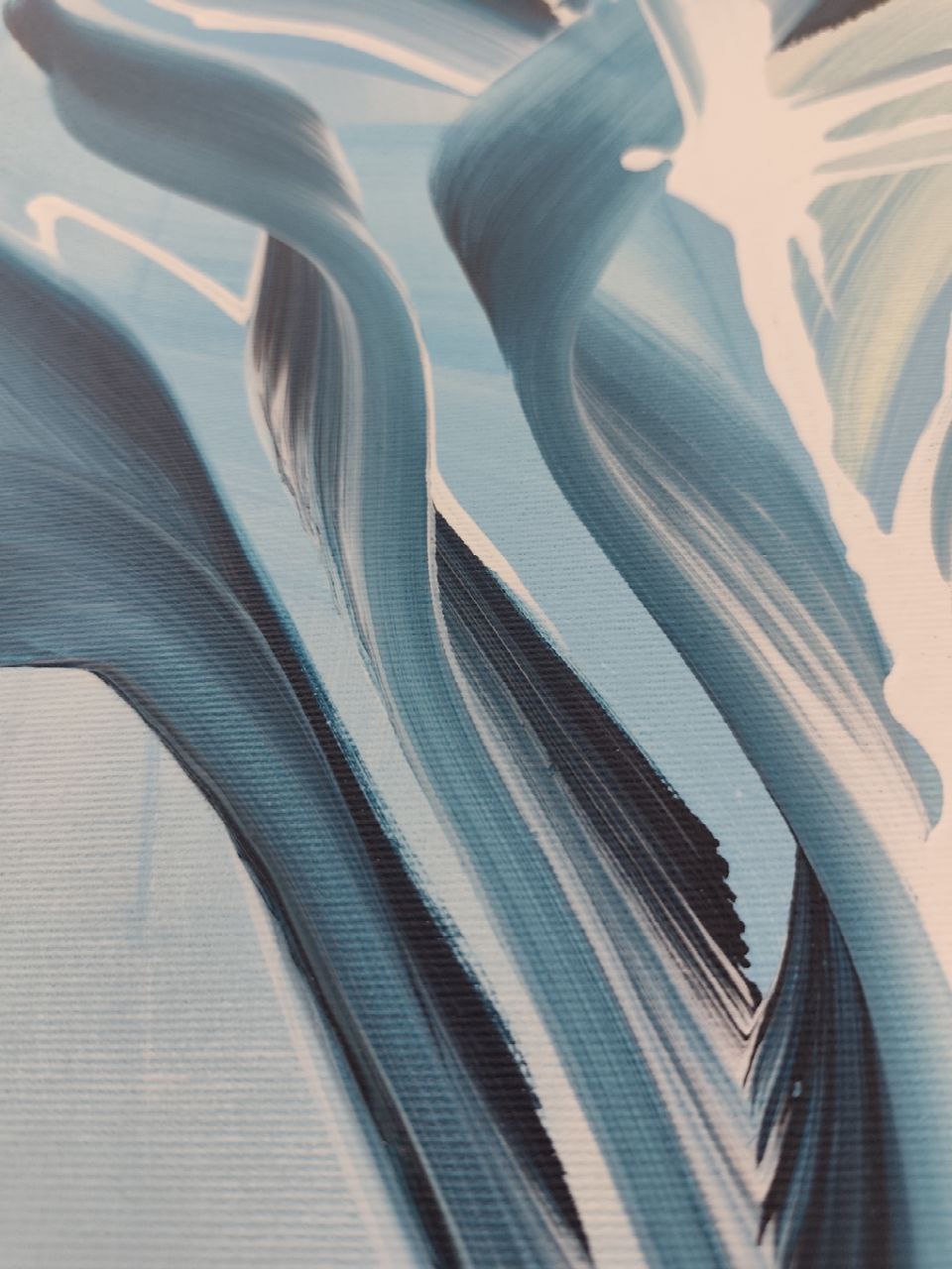 Florale Welle – 50×100 cm