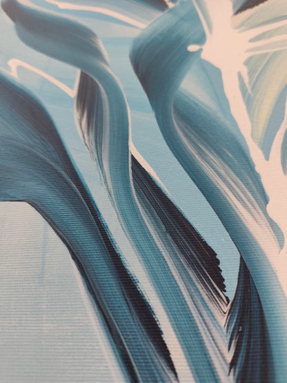 Florale Welle – 50×100 cm