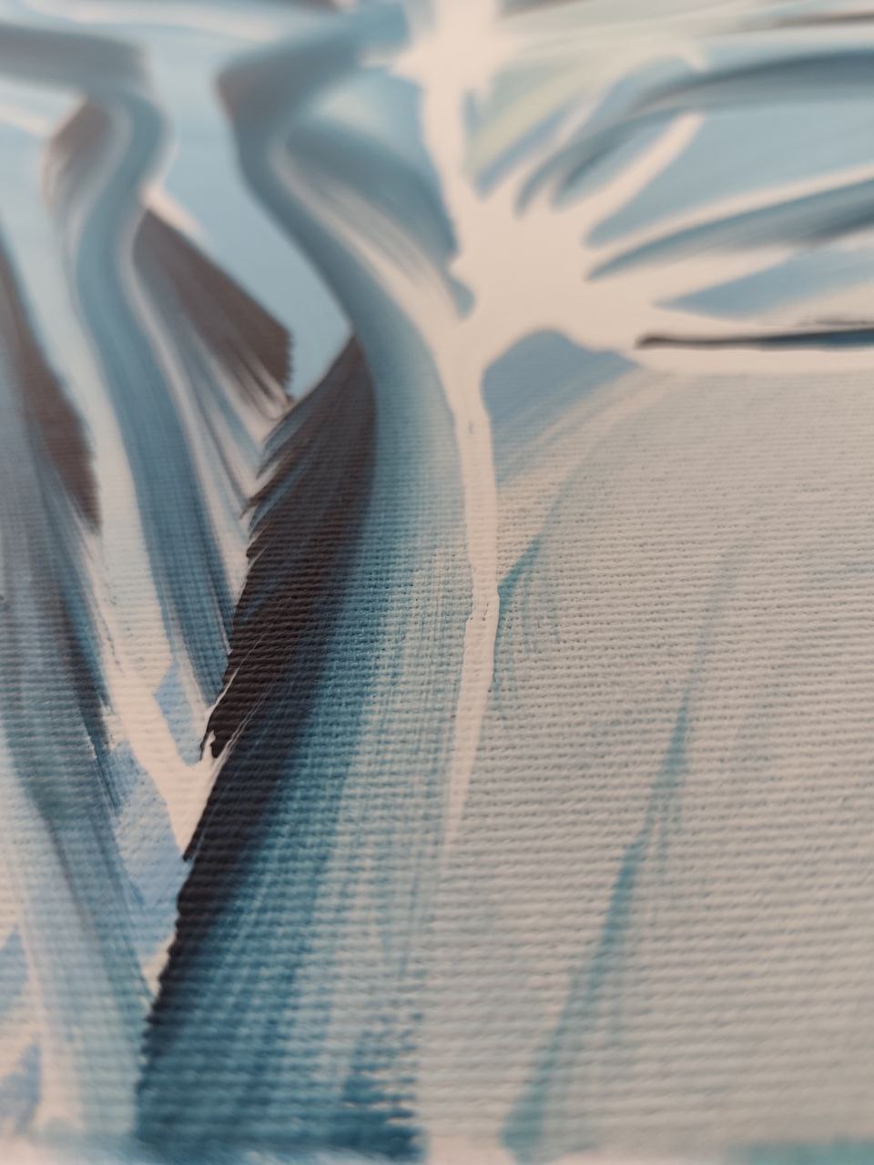 Florale Welle – 50×100 cm