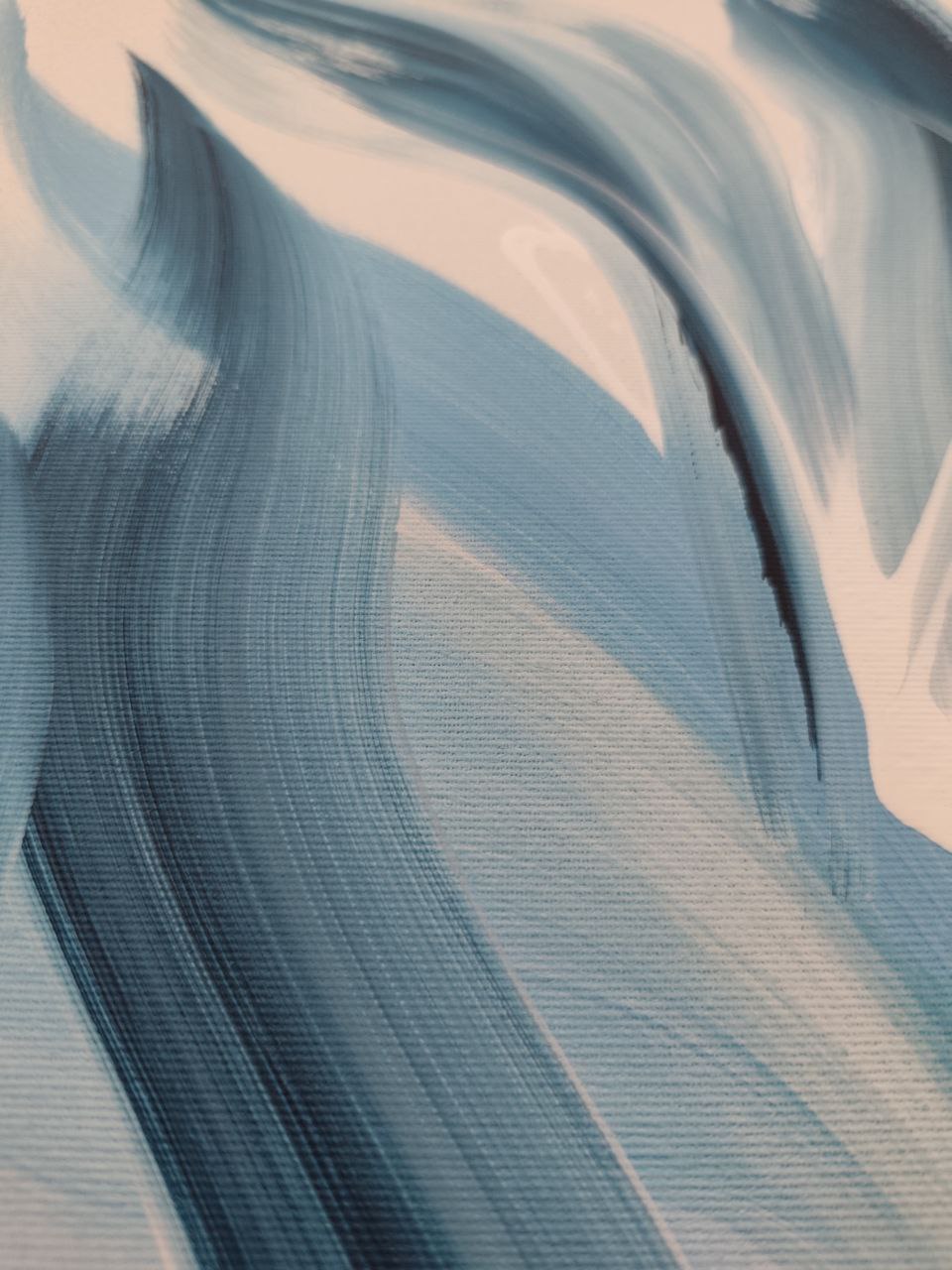 Florale Welle – 50×100 cm