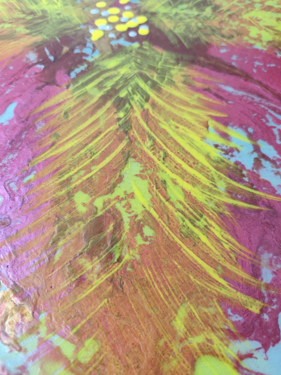 Floral Flame – 50×70 cm