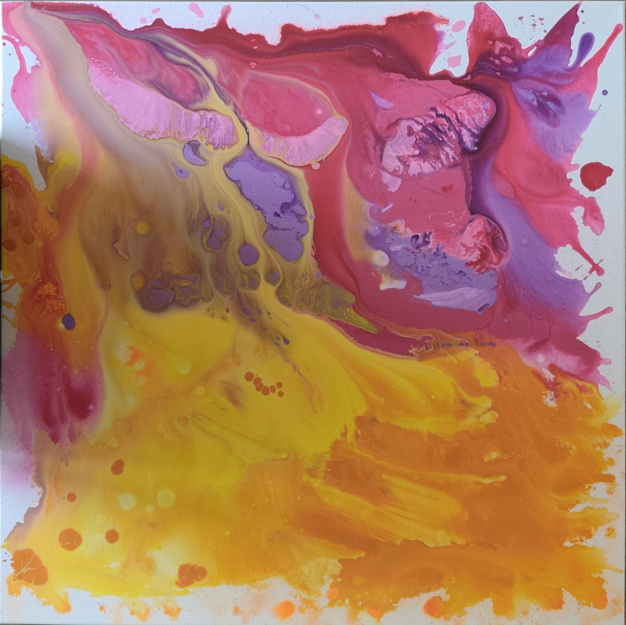 Color Bloom - 80x80 cm