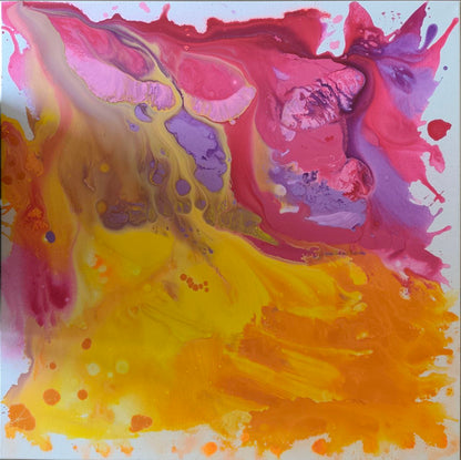 Color Bloom - 80x80 cm